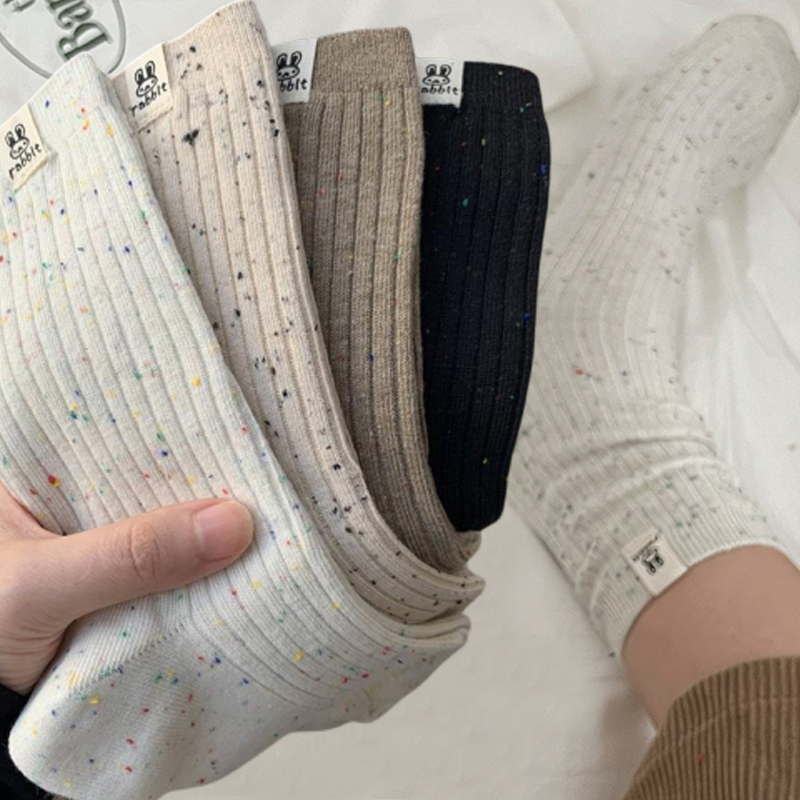 Deep Customization Style Sweet Bowknot Mid Tube Socks for women Summer Breathable Mesh Tube Socks Girls Ballet Back Heel Bow 