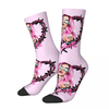  Crazy Design Cute Kitten Banana Cat Meme Basketball Socks Polyester Long Socks for Unisex Non 
