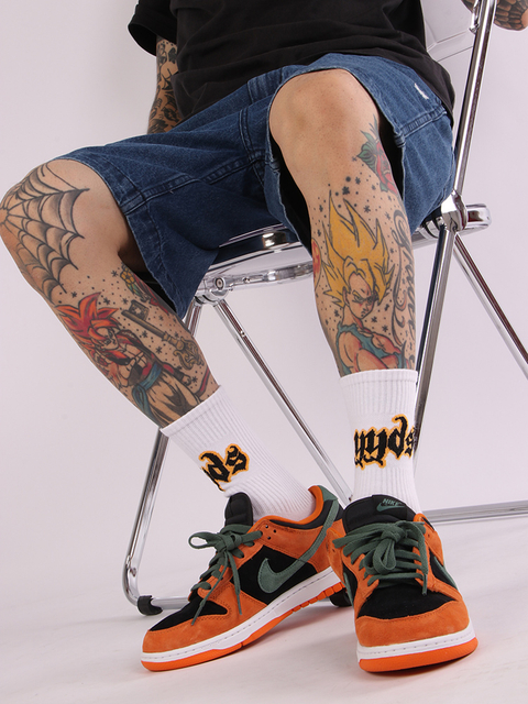  WRELS Men's Compression Socks Men Black Ankle Cotton Socks Herren Socken Basketball Sports Compression Sock for 