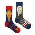 strategic partnership of a set of couple color cotton socks new fashion and women Harajuku hip hop skateboard funny sports 