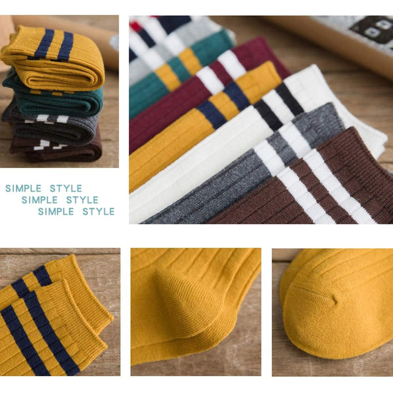 artisan crafted women s Multicolor Crew Socks with Equation Patterns Trendy Unique Comfortable Moisture wicking & Sweat 