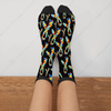 distributor Awareness Autism Care Bow Puzzle Fun Crew Socks Fashion Comfortable S And women S 