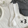 made-to-order Retro women Cotton Loose Socks Autumn Winter Knitting Solid Color Long Black Pink Korean Student Girls 