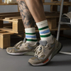  Men Women Adult Sports Soccer Socks Anti slip Stripe Basketball Running Football Athletic Gym Breathable Compression 
