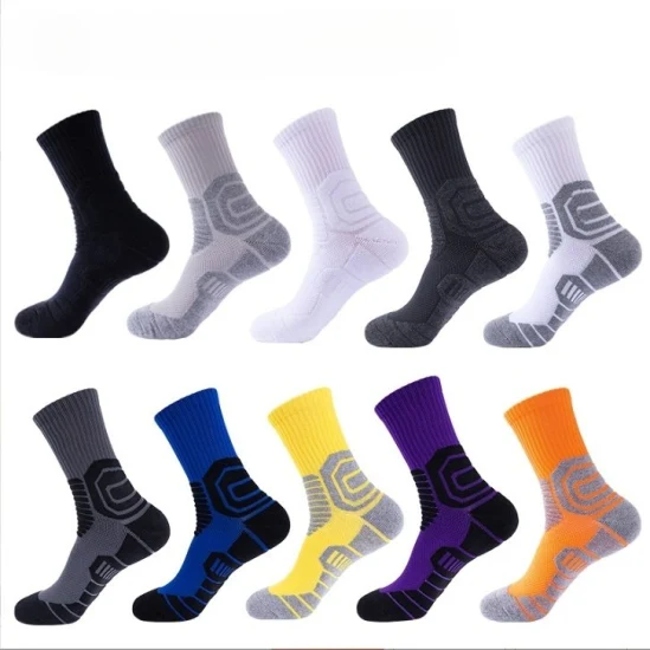 Professional Basketball Socks for Elite Men - Colorful Trendy Socks