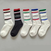 Fashion Women Crew Unisex Basketball for Men Grip Custom Anti-Slip White Sports Socks