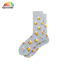 Wholesale and Customize Bear Pizza Beer and Flower Design Cotton Socks Knee High Sock in Many Colors Sizes and Material