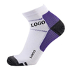 Custom Personalized Logo Made Printed Nylon Material Crew Sublimated Men and Women Sports Sock