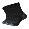 Low MOQ Heavy Duty Work Durable Men′s Crew Warm Antibacterial Wicking Black Men Socks