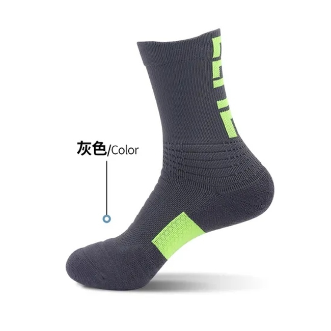 Wholesale of Men′s Professional Sports Basketball Socks and Anti Slip Socks