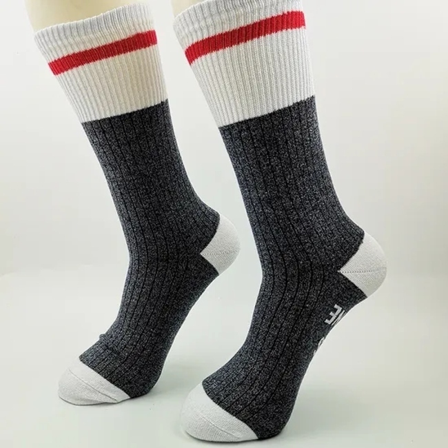 Wholesale Custom OEM Logo Basketball Sport Crew Socks Fashion Men Jacquard Street Wear Cotton Women Socks Gift Box Packaging