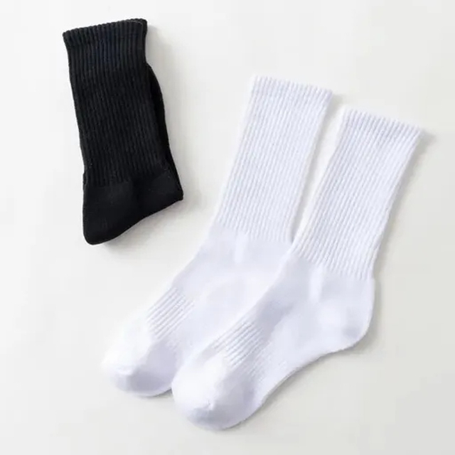 Mens Knit Embroidered Cotton Cycling Outdoor Sport Unisex Socks for Men Crew Socks Custom Logo