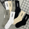 OEM Manufacturer Logo Wholesale High Quality Factory Print 100% Cotton Soft Stripe Crew Gym Brand Design Csutom Sports Men Women Unsiex Socks