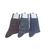 Antibacterial Soft Breathable High Elastic Cotton Rib Cable Texture Twist Blend Men Ankle Crew Socks