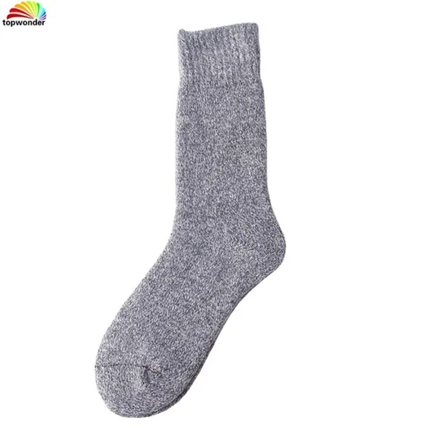 Customize and Wholesale Men′s Winter Thick Thermal Melange Color Wool Merino Cashmere Sock in Many Colors and Sizes at Low Prices