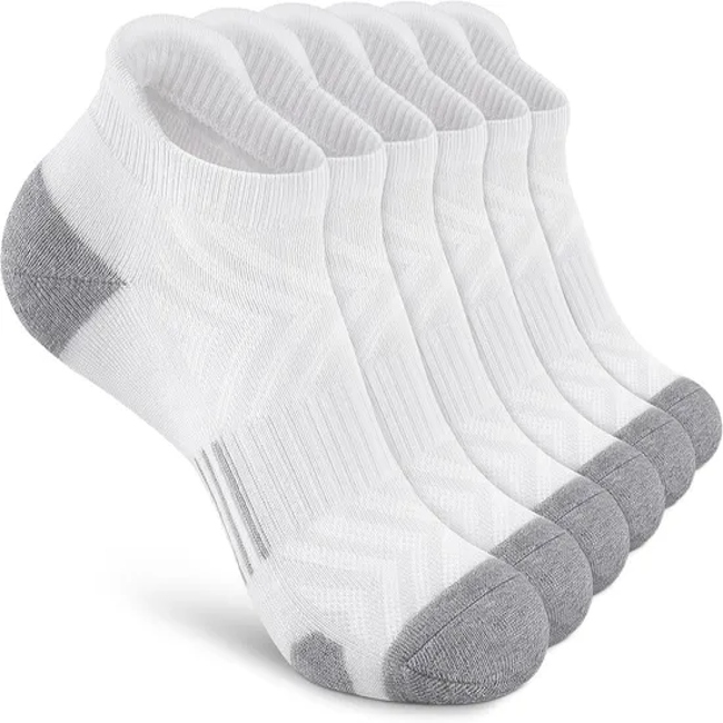 Sports Socks Mens Crew Cushion Socks Work Athletic Running Socks Casual Breathable Socks for Men