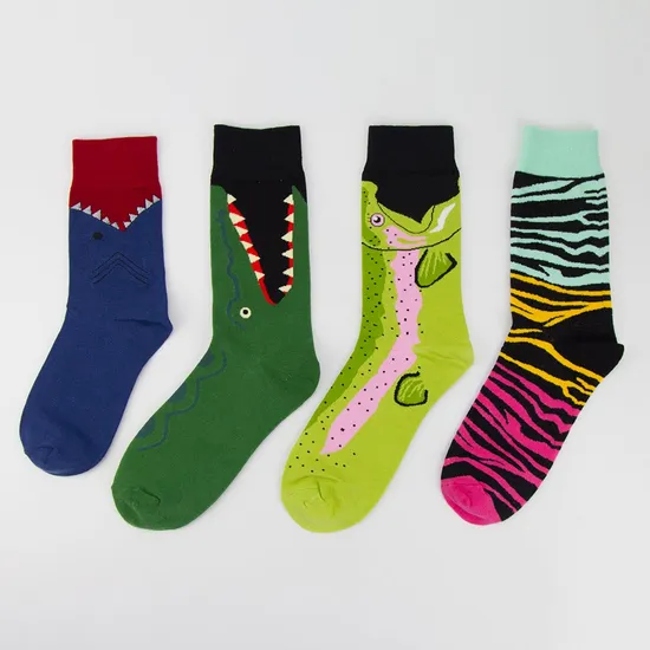 Unisex Man Custom Wholesale Cotton Men Crew Socks