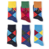 Wholesale Custom Soft Comfortable fashion Happy Designer Crew Bamboo Socks for Men