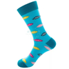 Design Your Crew Custom Socks Cotton OEM Socks Customize Logo on Men Socks