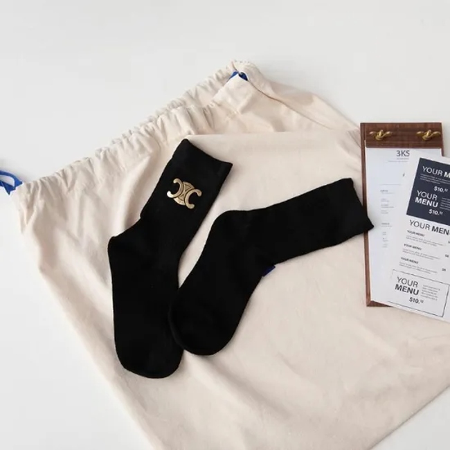 Wholesale Custom Luxury Logo Crew Women Men Socks Girls Brand Designer Winter Spring Summer Autumn Sports Socks