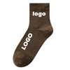 High Quality Summer Thin Cotton Breathable Sweat-Absorbent China White Mesh Piles Crew Socks for Women and Men