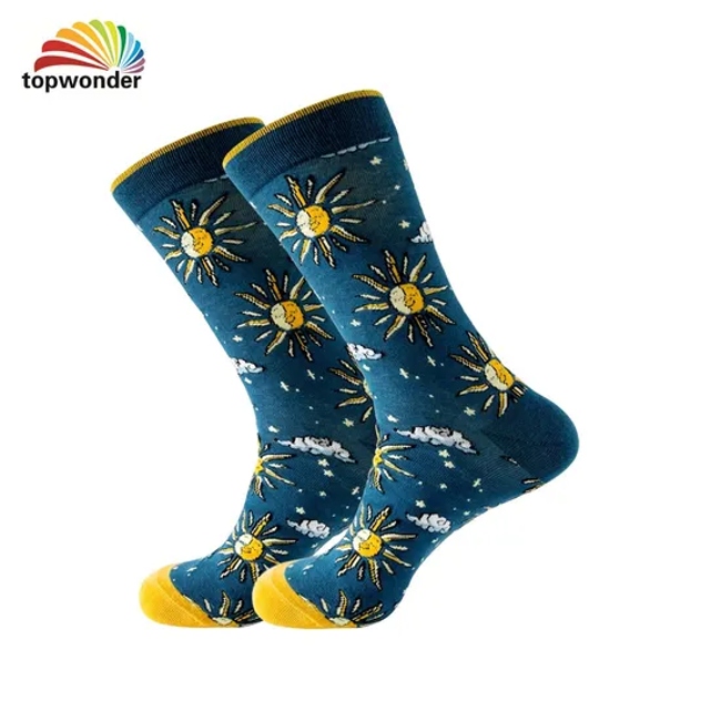 Customize Fashion Sock Cartoon Sock Knee High Sock Christmas Sock in Various Colors, Designs, Sizes and Material