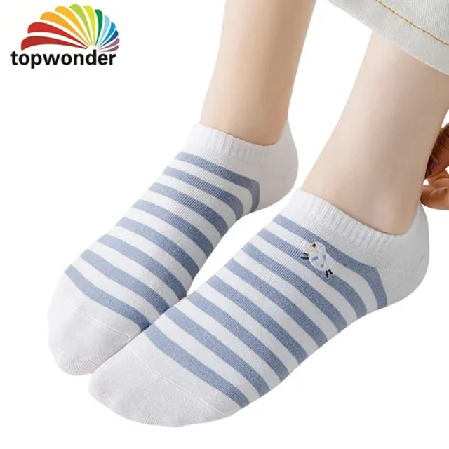 Customize All Designs of Fashion Sock Summer Sock Stripe Sock Boat Sock in Many Colors, Sizes and Material