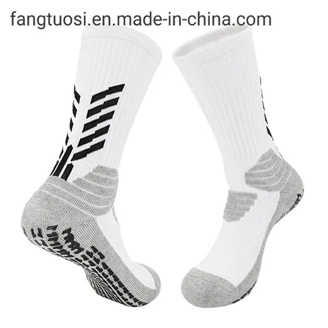 Men Custom New Design Anti Slip Over Knee High Soccer Socks Unisex Breathable Football Fashion Quality Crew Socks