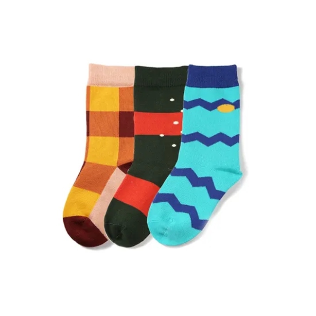 Wholesale Novelty Fashion Custom Children Baby Kids Unisex Cotton Short Socks
