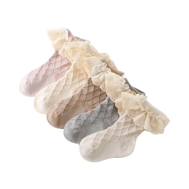 Wholesale Custom Children Baby Kids Unisex Cotton Terry Short Socks