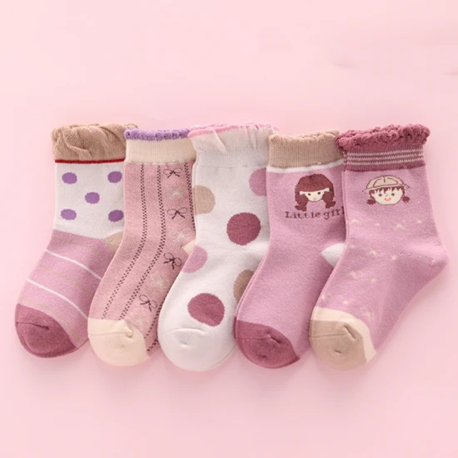 Unisex Custom Kids Baby Children Cotton Wholesale Novelty Girl Short Socks
