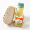 Baby Boy Girls Toddlers Moccasins Non Skid Indoor Socks Booties Rubber Sole Shoes
