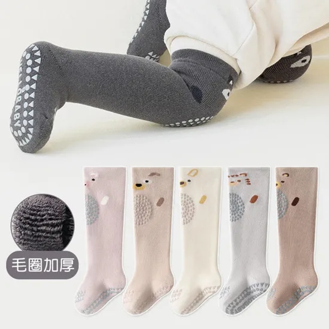 Wholesale New Arrival Knee Protector Cotton Popular Non Slip Baby Socks