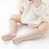 Fashion Soft Breathable Baby Girls Lace Net Stockings % Cotton Mushroom Edge Children Sock Kids Long Crew Socks