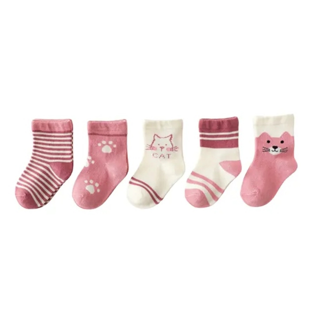 Anti Bacterial Breathable Skin Friendly Babies Fashion Lovely Cute Cotton Ankle Crew Soft Little Sock