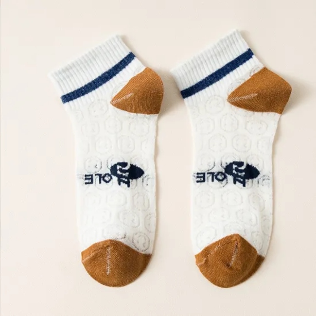  Needle New Thin Summer Women′s Short Boat Socks