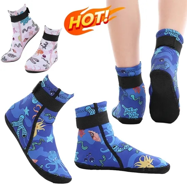 Kids Neoprene Water Socks Beach Socks Anti Slip Toddlers Diving Sock
