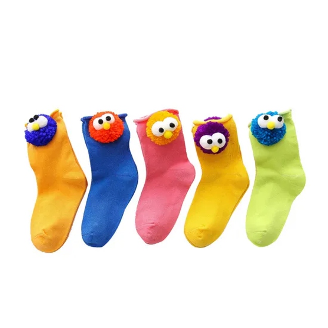 Wholesale Novelty Custom Children Baby Kids Unisex Cotton Toy Short Socks