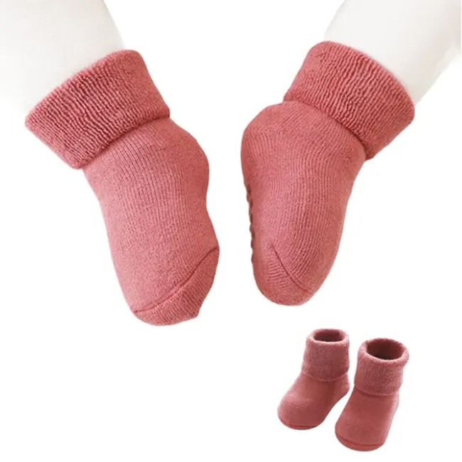 Baby Socks Warm Floor Newborn Thickened Cotton Soft Non Slip Kids Short Socks