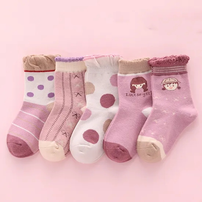 Custom Unisex Children Kids Baby Wholesale Novelty Cotton Girl Short Socks