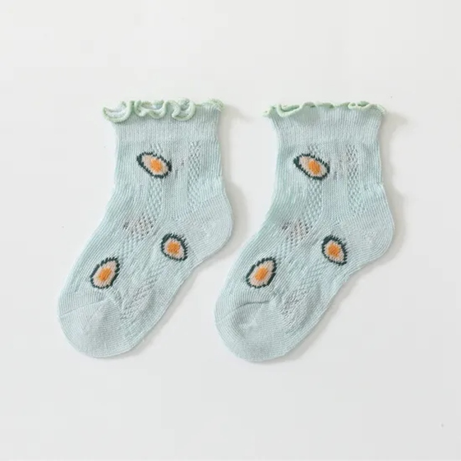 Baby Kids Cotton Ankle Socks Soft Cotton Thin Mesh Infant Baby Summer Socks