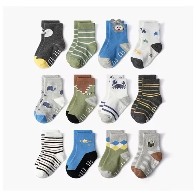 Newborn Baby Socks Mesh Breathable Winter Cotton Cartoon Cute Cozy Floral Infant Short Solid Color Toddlers Sock