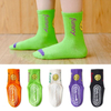 Baby Girl Cute Lurex Solid Rolling Rib Recycled Polyester Soft Middle Dispensing Socks