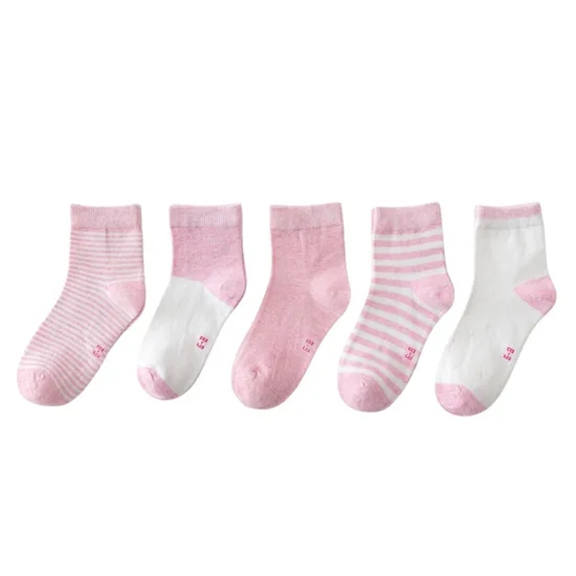Anti Bacterial Breathable Skin Friendly Babies Fashion Lovely Cute Cotton Ankle Crew Soft Little Sock