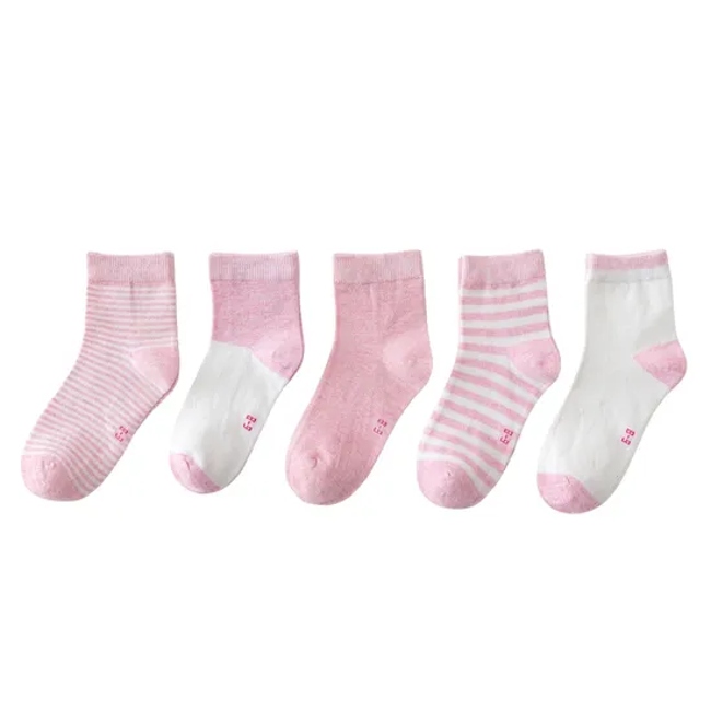 Anti Bacterial Breathable Skin Friendly Babies Fashion Lovely Cute Cotton Ankle Crew Soft Little Sock