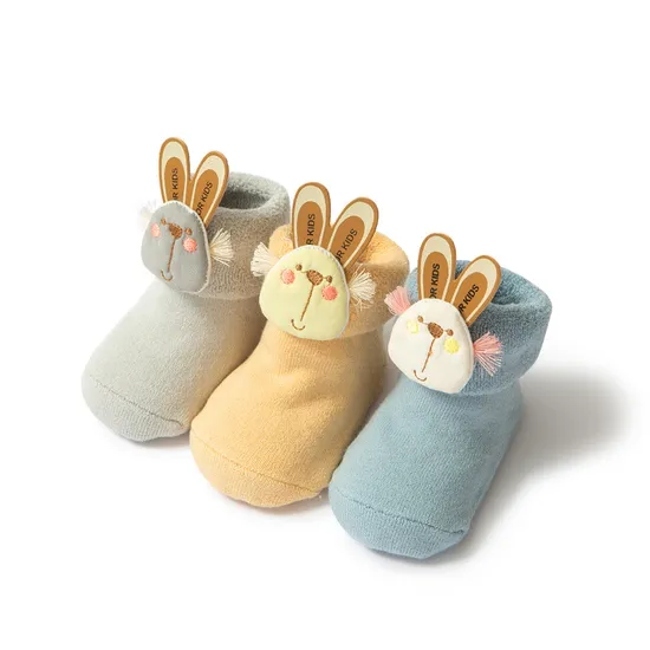 Unisex Custom Wholesale Kids Baby Children Bci Cotton Toy Terry Shoe Socks