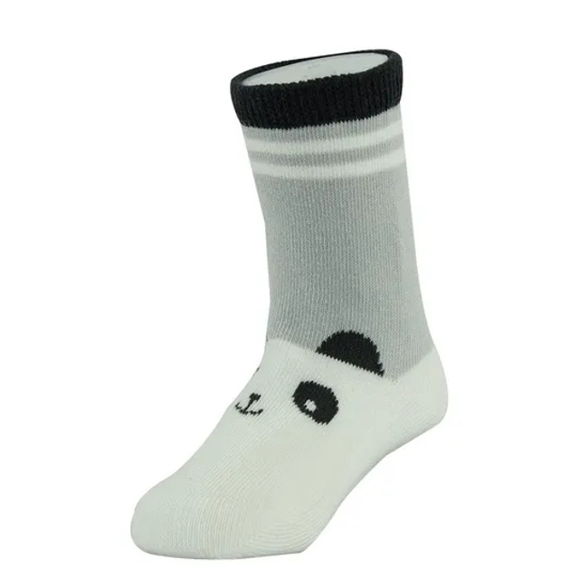 Baby Kids Unisex Panda Pattern Cotton Jacquard Wholesale Socks