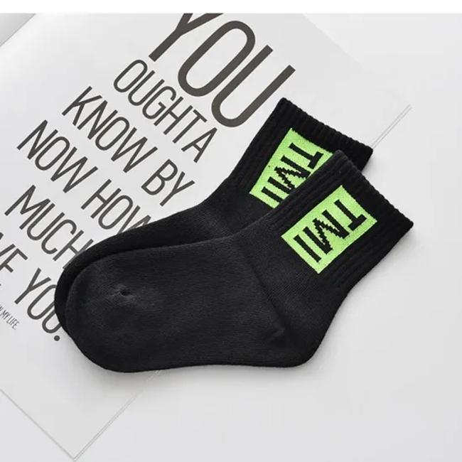 Unisex Custom Baby Kids Children Cotton Wholesale Novelty High Elastic Short Socks