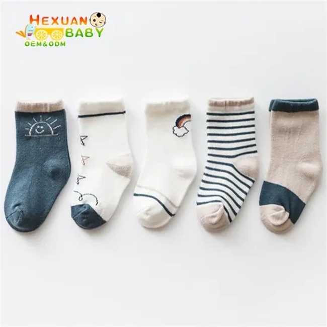 High Quality New Style Cotton Socks Boys and Girls Socks for Kids Autumn and Winter Baby Socks