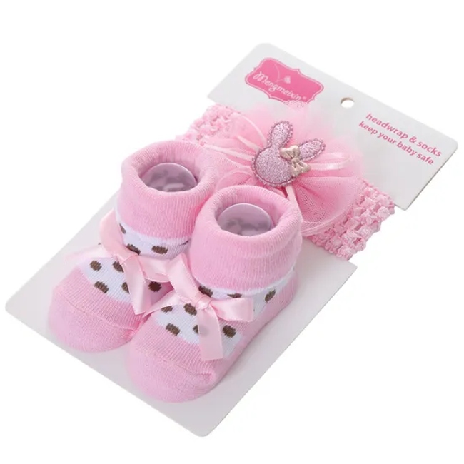 Non Skid Anti Slip Cotton Dress Crew Grips for Baby Infant Toddler Kids Girls Sock